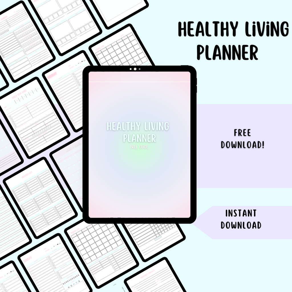 Healthy living planner 🥗