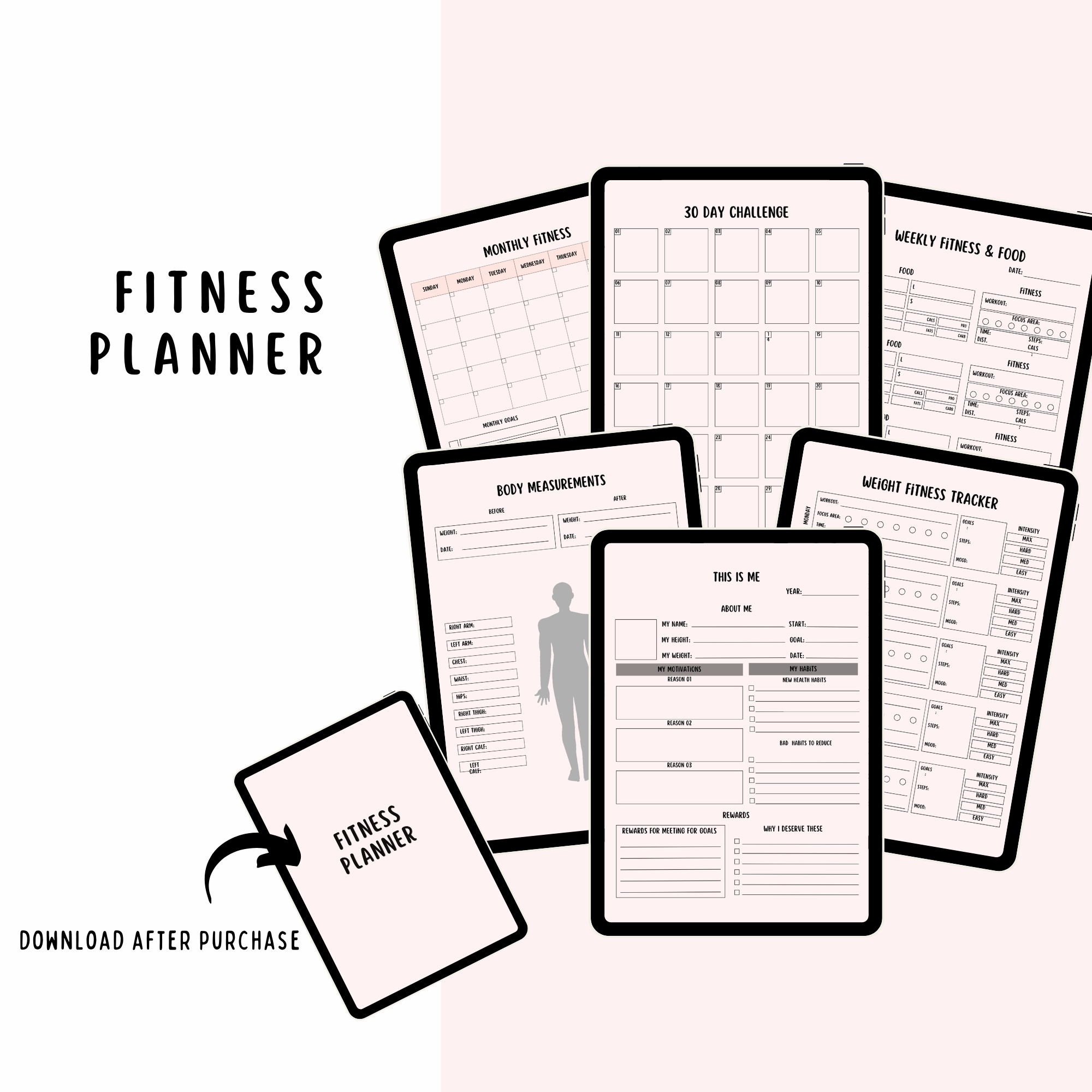 Fitness planner 🏃‍♀️‍➡️