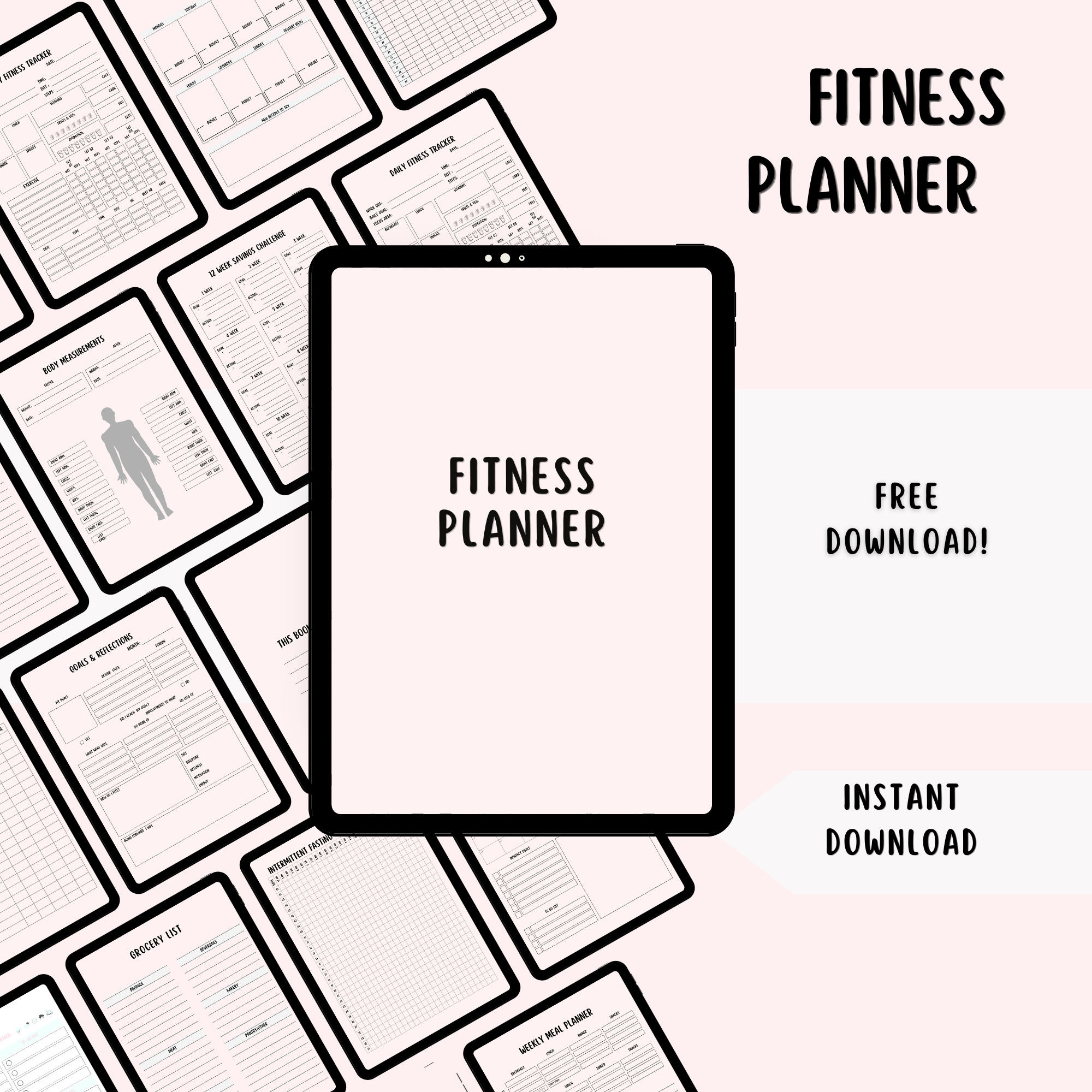 Fitness planner 🏃‍♀️‍➡️